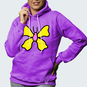 Sudadera con capucha de lana de algodón de gran tamaño hombro caído lavado térmico para invierno 100% tela de punto de longitud corta impresa - Product Image 5