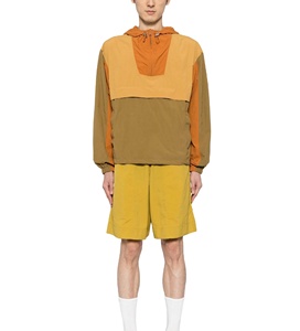 เสื้อแจ็คเก็ต Anorak มีซิปพร้อมโลโก้แบบกำหนดเอง เสื้อแจ็คเก็ตกันลมแบบมีฮู้ดสำหรับผู้ชาย เสื้อแจ็คเก็ตผู้ชายสำหรับฤดูใบไม้ผลิและฤดูใบไม้ร่วง มีกระเป๋าเสื้อสไตล์สตรีท - Product Image 1