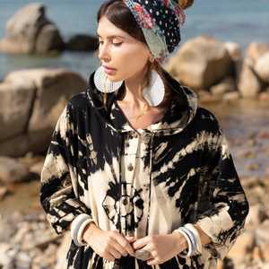 Nouvelle Robe Kimono Bandeau Sexy 2025 – Longue Tunique d'Été Unisexe pour Femmes Grandes Tailles – Écologique, Coupe Haute, Tie-Dye en Viscose/Coton - Product Image 2