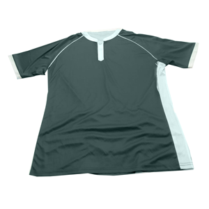Camiseta de Manga Corta para Hombre, Cuello Redondo, Color Marrón, con Ribete en Contraste, Tejido de Poliéster, Corte Regular, Estilo Casual, Color Sólido - Product Image 3