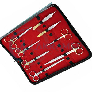 9 Pcs <b>Tungsten</b> Carbide Minor Surgery Veterinary Instrument Kit Stainless Steel TC Surgical Set CE Certified - Product Image 5