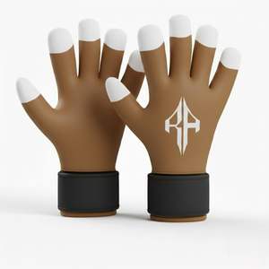 ถุงมือผู้รักษาประตูคุณภาพสูง ยูนิเซ็กซ์ วัสดุ PU ระบายอากาศได้ดี ป้องกันนิ้วและนิ้วโป้ง ผลิตโดย RIVIAN ATLANTIC - Product Image 5