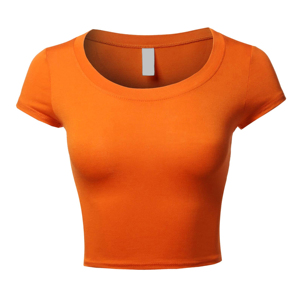 T-shirts courts pour femmes, respirants, en coton, décontractés, pour l'été, vêtements de mode pour femmes, fournisseur OEM, fabricant pakistanais - Product Image 4