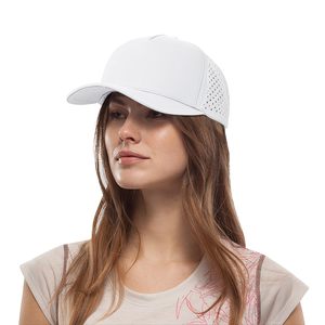 Casquette Trucker Blanche à 6 Panneaux en Maille Respirante, Réglable avec Fermeture Snapback, pour Tenue Décontractée Extérieure Printemps-Été, Unisexe Adulte - Product Image 5