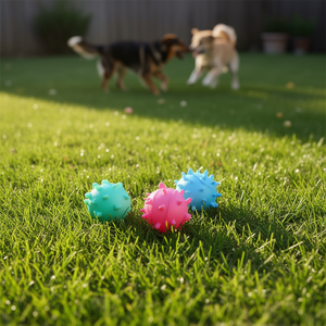 Yommy Spiky Ball 6.3cm <b>Pet</b> <b>Toy</b> <b>For</b> Dogs <b>Interactive</b> Play - Product Image 3