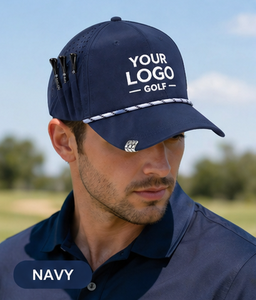 Sporty Golf <b>Hat</b> with Tee <b>Holder</b> & Rope Custom Logo Common Golf <b>Hats</b> for Men Women OEM Bulk Supplier - Product Image 3