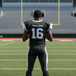 Uniforme de football américain sur mesure OEM ODM, meilleur tissu polyester, uniforme de football américain pour homme, unisexe - Product Image 3