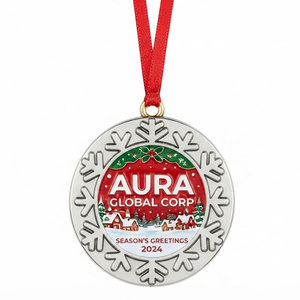 Adornos Navideños de Metal Personalizados con Acabado Antiguo para Destinos, Eventos y Tiendas de Regalos Navideños - Product Image 4