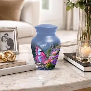 Amazing Crafts High Quality Pink Butterfly Urn <b>For</b> Mom <b>Ashes</b> - Memorial <b>Keepsake</b> Mini Urns <b>For</b> Female - Product Image 3
