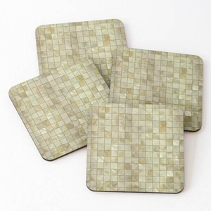 <b>MOP</b> Coasters for Brass Rim and coaster Handcrafted Item India Manufacturer for square Shape for Low Price - Product Image 5