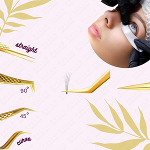 Professional 5PCS Eyelash Extension Tweezers Set Stainless Steel Diamond Grip Pointed Tip Mirror Finish Lash <b>Tools</b> - Product Image 6