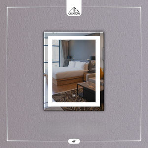 Espejo LED con Iluminación Frontal DG 213, sin Marco, para Montar en la Pared, Diseño Artístico Decorativo, Ligero, Ecológico, Antivaho - Product Image 6