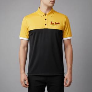 เสื้อโปโลผ้าฝ้ายระบายอากาศดี นุ่มสบาย แบบเรียบ  รับสกรีนโลโก้ เสื้อโปโลสำหรับเล่นกีฬา - Product Image 2