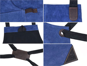 Wholesale Custom Heavy Duty Safety <b>Working</b> <b>Aprons</b> for Welding Premium Quality Heavy Duty Leather Welding <b>Aprons</b> - Product Image 4