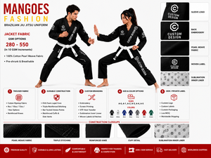 Meilleures ventes, uniforme de Jiu-Jitsu de haute qualité, personnalisable, confortable, 100% polyester, anti-transpiration, antibactérien, unisexe, BJJ - Product Image 6