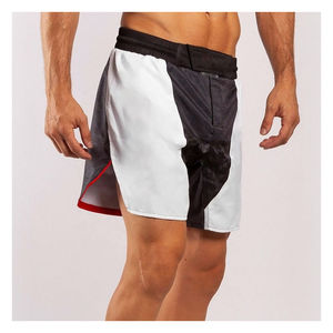 Shorts de Lucha MMA con Logotipo Personalizado al por Mayor para Hombre, Impresión por Transferencia de Calor, Elásticos, Transpirables, 100% Poliéster, para Fitness - Product Image 3