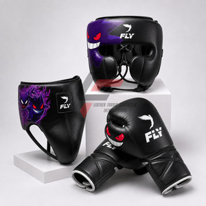 Ensemble de boxe Fly Pro personnalisé, imprimé avec le sexe, de qualité supérieure, en cuir confortable, idéal pour le kickboxing - Product Image 2