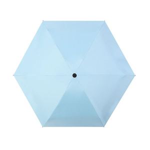 Nuevo Diseño OEM, Sombrilla Plegable Manual de Bolsillo, Portátil, Protección UV, Pequeña, con Logotipo Personalizado, Aleación de Aluminio, Fibra de Vidrio, Regalos - Product Image 2