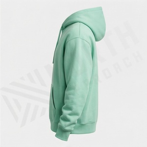 Hoodie surdimensionné élégant pour homme, design vintage délavé avec poche avant, confortable, personnalisable pour l'hiver. - Product Image 3