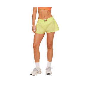 Pantalones cortos deportivos de color rosa para mujer, pantalones cortos deportivos con cintura elástica, bolsillo lateral, ropa deportiva para entrenamiento y gimnasio - Product Image 5