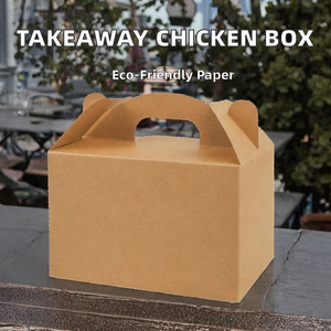 Rectangle Shape Disposable Cardboard Containers Recycled Kraft Paper Materials Glossy Lamination with Magnetic Closure For Food - Product Image 6