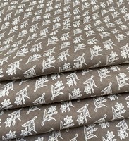Tissu en coton teint et imprimé à la main, écologique, pour garçons et filles, léger, 90 GSM, motif floral Buti blanc, pour robes et décoration intérieure