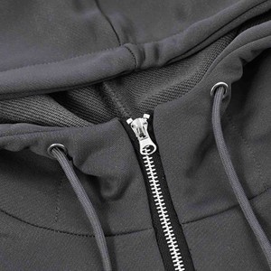 Sweat-shirts pour hommes en coton 100% uni, couleur unie, taille plus, légers, service OEM, sweat-shirts basiques pour hommes - Product Image 5