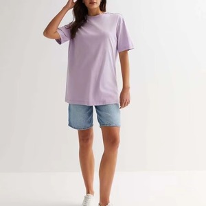 T-shirt femme été à prix bas, coupe ample et oversize, manches courtes, col rond, épaules tombantes, séchage rapide, respirant - Product Image 2