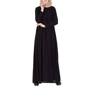 Abaya de la Mejor Calidad, Casual, con Botones y Bordados para Mujer, Tela con Memoria, Tallas y Colores Personalizados, 100% Poliéster, Ecológica - Product Image 1