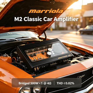 แอมป์รถยนต์ 160W RMS M2 2CH คลาส <span class=keywords><strong>AB</strong></span> >95dB SNR สำหรับลำโพงติดรถยนต์ - Product Image 1