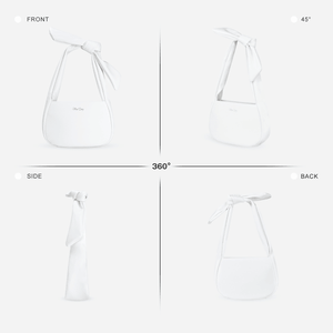 Bolso de Mano Pequeño de Cuero Vegano para Mujer con Cierre, Bolsos de Hombro Blancos para Mujer - Product Image 2