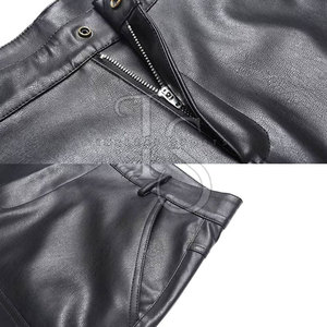 High Quality <b>Men</b> <b>Leather</b> <b>Shorts</b> Mid Canvas OEM Service Solid Casual Breathable Eco-Friendly Quick Dry Windproof Waterproof - Product Image 6