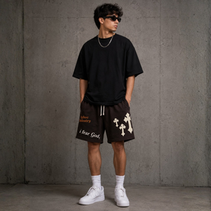 Fear of God Mesh Short para hombre Sublimación elegante Baloncesto corto Verano Malla transpirable Short para trajes de verano - Product Image 1
