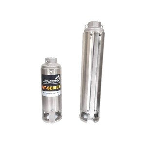 Pompe à eau électrique multi-étages en acier inoxydable haute pression de 4 pouces, 0,5 CV, 0,37 KW, avec turbine en plastique, pour puits profond et irrigation, OEM - Product Image 1