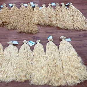 Extensiones de Cabello Rubio con Ondas Naturales de la Mejor Calidad 2026, Hechas con Cabello Humano Virgen Vietnamita 100%, Sin Caída, Sin Enredos - Product Image 4