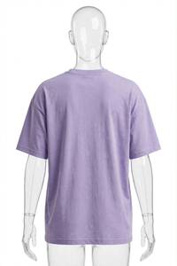 เสื้อยืดคอกลมผ้าเจอร์ซีย์สีลาเวนเดอร์สำหรับผู้หญิง ผลิตจากโพลีเอสเตอร์/คอตตอน พิมพ์ลายการ์ตูนน่ารัก เหมาะสำหรับใส่ลำลองช่วงฤดูร้อน แขนสั้น - Product Image 3
