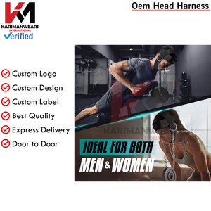 Harnais de fitness pour le cou, hommes et femmes, musculation, entraînement de force, bande de résistance, fournisseur OEM - Product Image 6