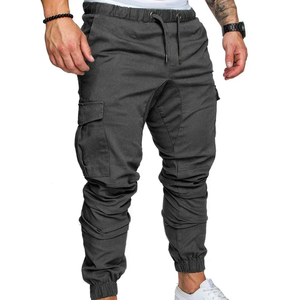 Otoño primavera moda hombres Jogging Slim Fit pantalones a rayas nueva Casual cordón ajustable bolsillo ropa de Li - Product Image 2