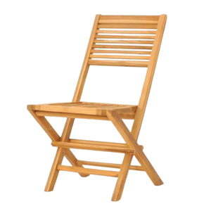 Chaise de jardin pliante en teck, best-seller, élégante, pour l'extérieur, de Java centrale, style moderne - Product Image 4
