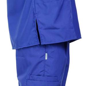 Tenues d'infirmière en jean personnalisées de haute qualité pour la vente en gros, ensembles de blouses médicales d'hôpital unisexes avec détection d'aiguilles, service OEM - Product Image 6
