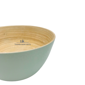 Factory Price Large <b>Bamboo</b> Serving <b>Bowl</b> 100% Natural Disposable Wood Salad/<b>Bowl</b> for Party Light Weight with Customizable Logo - Product Image 5