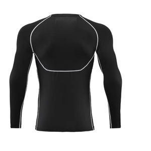 Conjuntos Deportivos de Compresión de Secado Rápido para Gimnasio, Ropa Deportiva para Hombre, Camiseta de Manga Larga y Manga Corta con Leggings para Adultos - Product Image 4
