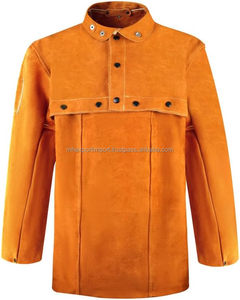 ชุดเชื่อมหนังแบบหนาพิเศษ ป้องกันอย่างมืออาชีพ ยืดหยุ่น ปรับแต่งสี โลโก้ เสื้อแจ็คเก็ต กางเกง ผ้าคลุมขา ป้องกันขา ใช้ได้กับทุกประเภท - Product Image 6