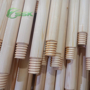 Balai et pelle 2-en-1 ergonomiques et portables en PVC avec manche en bois naturel du Vietnam, en eucalyptus, écologiques pour la maison - Product Image 5