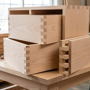 อะไหล่เฟอร์นิเจอร์ไม้บีชเยอรมันคุณภาพสูง OEM ผลิตตามสั่ง 100% เป็นมิตรกับสิ่งแวดล้อม ดีไซน์ทันสมัย ผลิตด้วยมือ หน้าลิ้นชัก - Product Image 1