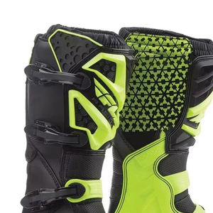 Botas de Motociclismo Hechas a Medida, Botas de Carreras de Cuero, Zapatos de Motocicleta para Hombre, Impermeables, Duraderas y Cómodas - Product Image 6