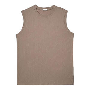 Débardeurs en coton pour hommes, décontractés, effet délavé, coupe ample, légers et respirants, pour l'entraînement et la plage en été - Product Image 6