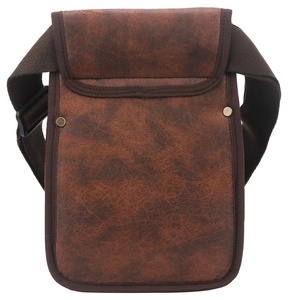 Sac Vintage en cuir pour pièges à tir, 4 boucles de coquille, fermeture à crochet et boucle, poche utilitaire pour tir de chasse, sac de coquille - Product Image 3