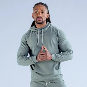 Sudadera con Capucha de Forro Polar para Hombre, Personalizable con Logotipo, al por Mayor, Ligera, Transpirable, Resistente al Viento, Ecológica, Informal, para Gimnasio - Product Image 1