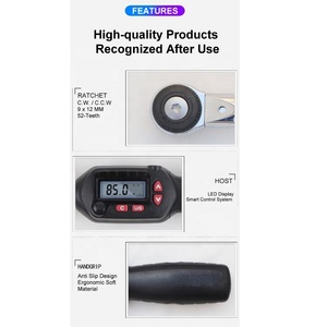 Llave dinamométrica Digital de precisión, kit de cabeza de trinquete, intercambiable, 9x12 MM - Product Image 5